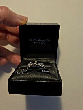 NYC Manhattan Script Sterling Silver Ring
